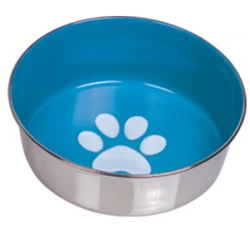 Nobby Ανοξείδωτο Μπωλ Heavy Paw Γαλάζιο 1500ml Nobby Ανοξείδωτο Μπωλ Heavy Paw Γαλάζιο 1500ml
