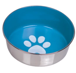 Nobby Ανοξείδωτο Μπωλ Heavy Paw Γαλάζιο 1500ml Nobby Ανοξείδωτο Μπωλ Heavy Paw Γαλάζιο 1500ml