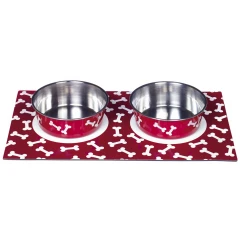 Σετ Μπολ 2x920ml με μαγνητική βάση Red