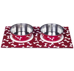 Σετ Μπολ 2x920ml με μαγνητική βάση Red Σετ Μπολ 2x920ml με μαγνητική βάση Red