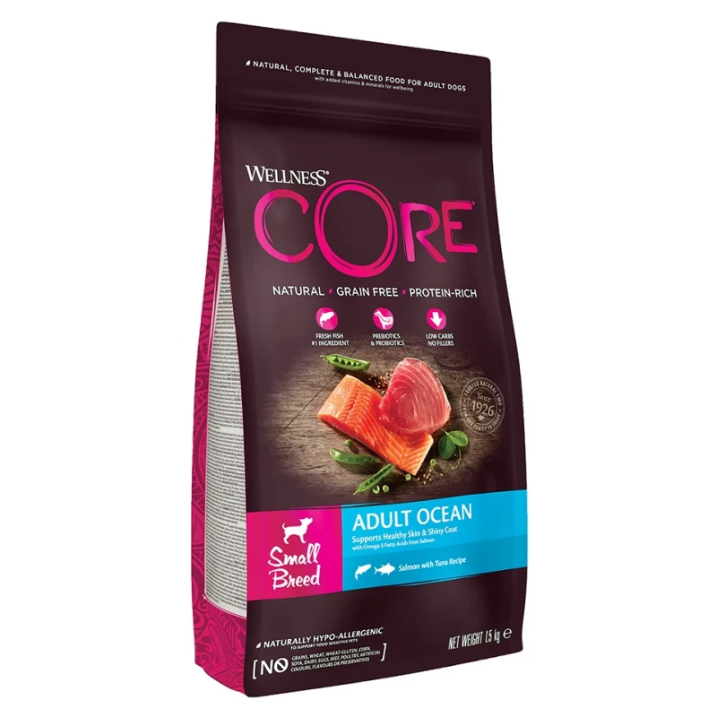 Wellness Core Adult Small Breed Ocean Salmon 1,5kg ΞΗΡΑ ΤΡΟΦΗ ΣΚΥΛΟΥ