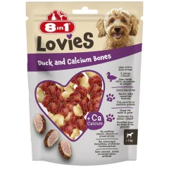 Λιχουδιές Σκύλου 8 In 1 Lovies Duck & Calcium Bones 80gr