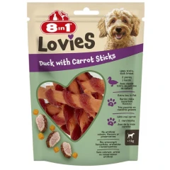 Λιχουδιές Σκύλου 8 In 1 Lovies Duck & Carrot Sticks 80gr