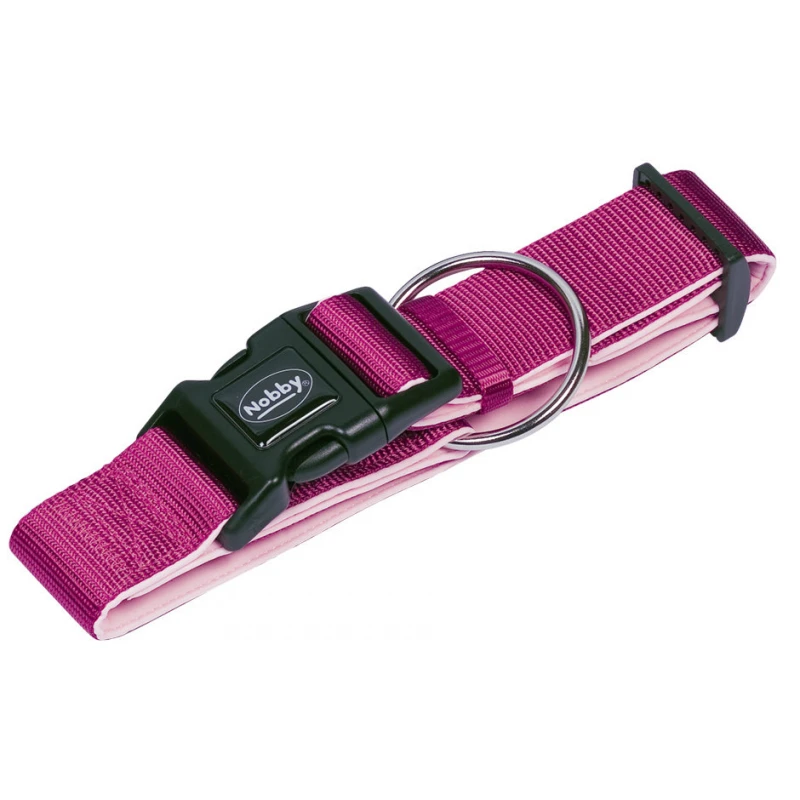 Περιλαίμιο Nobby Classic Preno Extra Wide Ροζ 4cm (πάχος) x 40-55cm (μήκος) ΠΕΡΙΛΑΙΜΙΑ - ΟΔΗΓΟΙ - ΣΑΜΑΡΑΚΙΑ