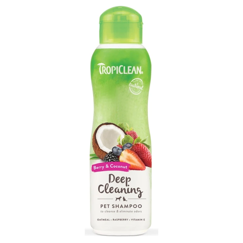 TROPICLEAN BERRY & COCONUT SHAMPOO 592ML ΒΟΥΡΤΣΕΣ- ΠΕΡΙΠΟΙΗΣΗ - ΣΑΜΠΟΥΑΝ