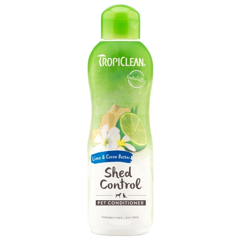TROPICLEAN SHED CONTROL CONDITIONER LIME & COCOA BUTTER 355ML ΒΟΥΡΤΣΕΣ- ΠΕΡΙΠΟΙΗΣΗ - ΣΑΜΠΟΥΑΝ