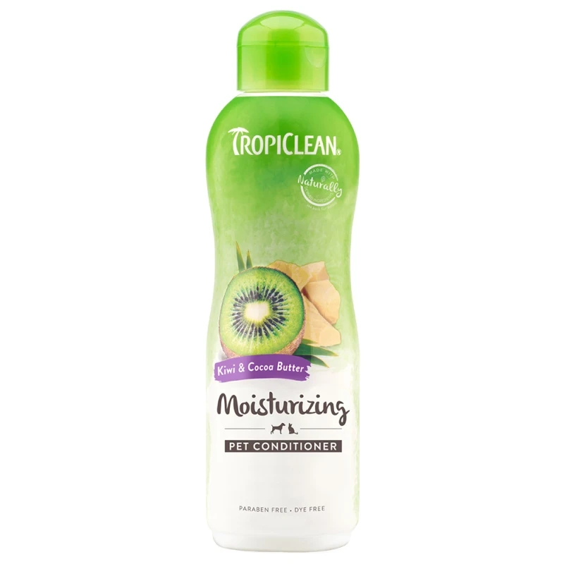 TROPICLEAN MOISTURIZING CONDITIONER KIWI & COCOA BUTTER 355ML ΒΟΥΡΤΣΕΣ- ΠΕΡΙΠΟΙΗΣΗ - ΣΑΜΠΟΥΑΝ