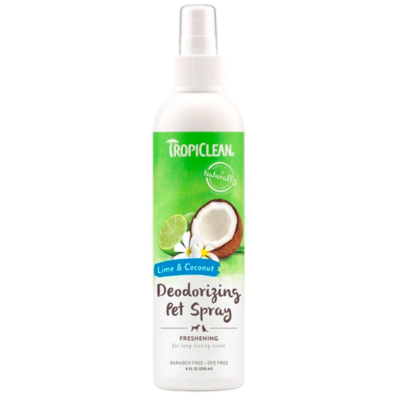 Αρωμα Tropiclean Lime & Coconut Deodorizing Spray 236ml ΒΟΥΡΤΣΕΣ- ΠΕΡΙΠΟΙΗΣΗ - ΣΑΜΠΟΥΑΝ