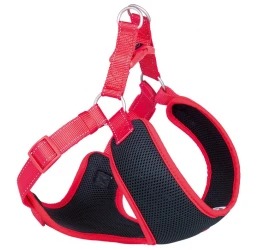 Σαμαράκι Γιλέκο Σκύλου Nobby Black Mesh Reflect Red  (Πλάτος 2cm X Περιφ 58-69cm)