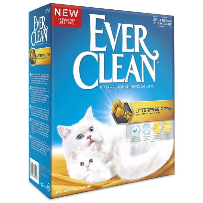 Everclean Litterfree paws για μακρύτριχες γάτες 6lt ΓΑΤΕΣ