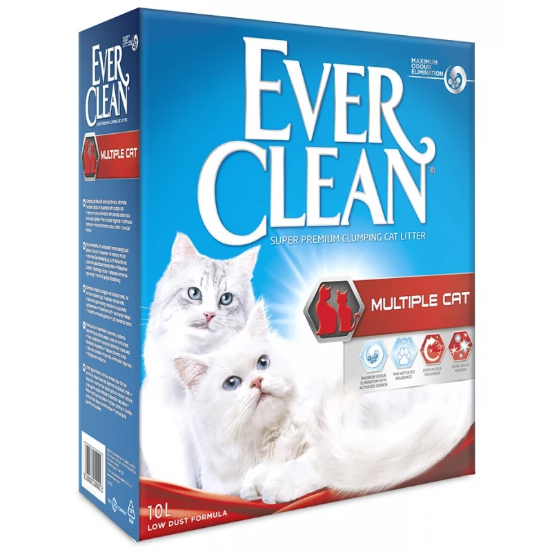 Everclean Multiple Cat Για Πολλές Γάτες 10lt Γάτες