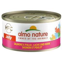Almo Nature hfc Can jelly με σολομό & κοτόπουλο 70gr Almo Nature hfc Can jelly με σολομό & κοτόπουλο 70gr
