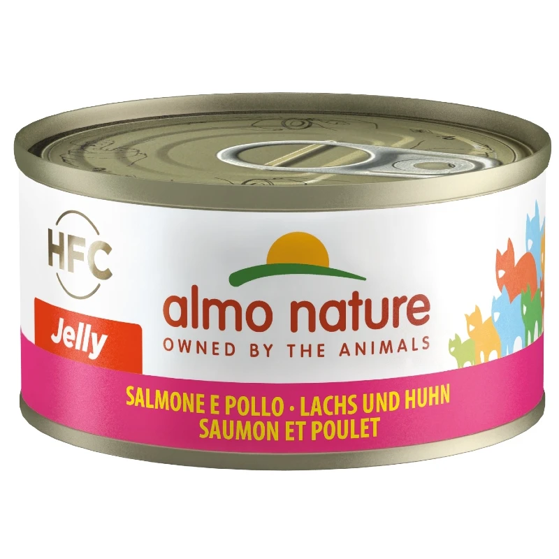 Almo Nature hfc Can jelly με σολομό & κοτόπουλο 70gr ΥΓΡΗ ΤΡΟΦΗ -  ΚΟΝΣΕΡΒΕΣ ΓΑΤΑΣ