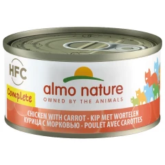 Almo Nature hfc Can complete κοτόπουλο με καρότο 70gr Almo Nature hfc Can complete κοτόπουλο με καρότο 70gr