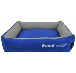 Κρεβατάκι Σκύλου και Γάτας Woofmoda Πουφ Μπλε No2 53x46x16cm