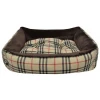 Κρεβατάκι Πουφ Σκύλου και Γάτας woofmoda Καρό No1 37x32x20cm