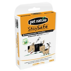 Pet Natura Φυτικές Αντιπαρασιτικές Αμπούλες  Σκύλου Γάτας Small 3τμχ Pet Natura Φυτικές Αντιπαρασιτικές Αμπούλες  Σκύλου Γάτας Small 3τμχ