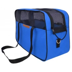 Τσάντα Μεταφοράς Σκύλου ή Γάτας  Woofmoda Sac Voyage αδιάβροχη No1 18x43x30cm Μπλε