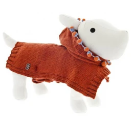 Ρουχαλάκι Σκύλου Πλεχτό Ferribiella Poncho Sweater Rustik Μ 50cm Ρουχαλάκι Σκύλου Πλεχτό Ferribiella Poncho Sweater Rustik Μ 50cm