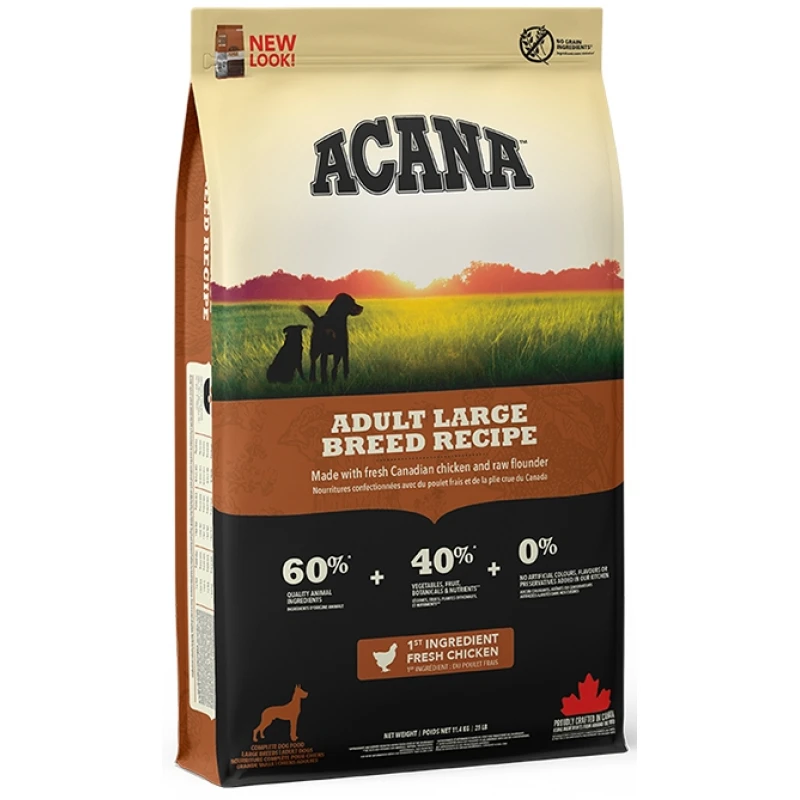 ACANA ADULT LARGE BREED (grain free) 17kg ΞΗΡΑ ΤΡΟΦΗ ΣΚΥΛΟΥ