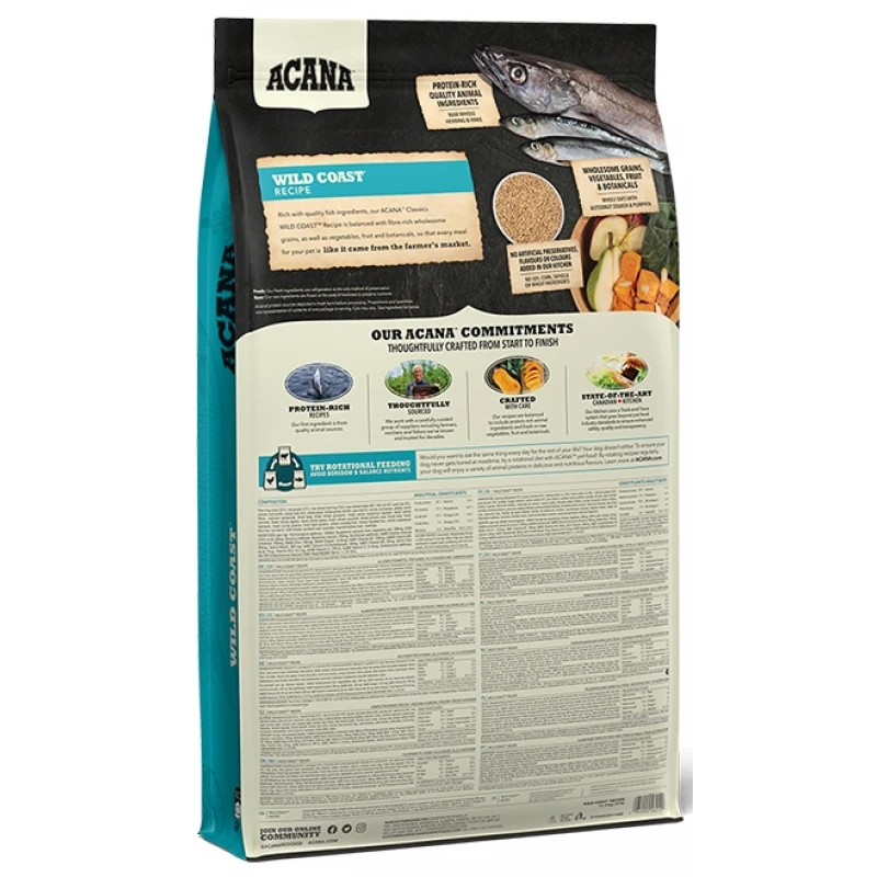 ACANA WILD COAST 2KG ΞΗΡΑ ΤΡΟΦΗ ΣΚΥΛΟΥ