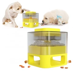 Διαδραστικό Παιχνίδι Σκύλου και Γάτας Square Fun Pet Feeder-A Yellow 171x171x186mm Διαδραστικό Παιχνίδι Σκύλου και Γάτας Square Fun Pet Feeder-A Yellow 171x171x186mm