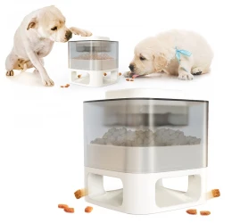 Διαδραστικό Παιχνίδι Σκύλου και Γάτας Square Fun Pet Feeder-Α White 171x171x186mm
