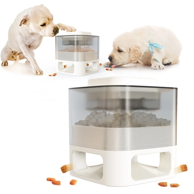 ΔΙΑΔΡΑΣΤΙΚΟ ΠΑΙΧΝΙΔΙ SQUARE FUN PET FEEDER-A WHITE 171X171X186mm ΣΚΥΛΟΙ