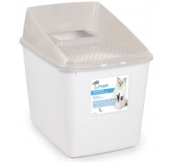Κλειστή τουαλέτα γάτας AFP No Mess 40x53x50.5cm Μπεζ