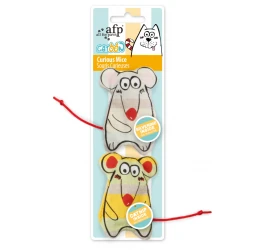 Παιχνίδι Γάτας AFP Catoon Curious Mice 2τμχ Παιχνίδι Γάτας AFP Catoon Curious Mice 2τμχ