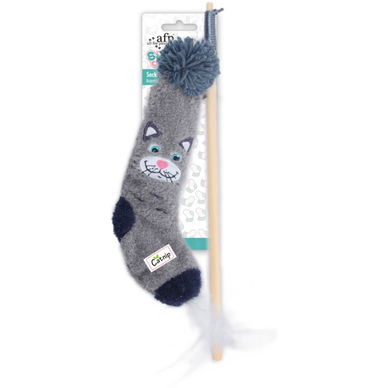 Παιχνίδι Γάτας AFP Sock Wand Cat 35x8x2cm ΓΑΤΕΣ