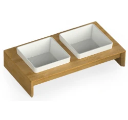 Διπλό Κεραμικό Μπολ Σκύλου και Γάτας Afp Double Dinner 2x400ml Διπλό Κεραμικό Μπολ Σκύλου και Γάτας Afp Double Dinner 2x400ml