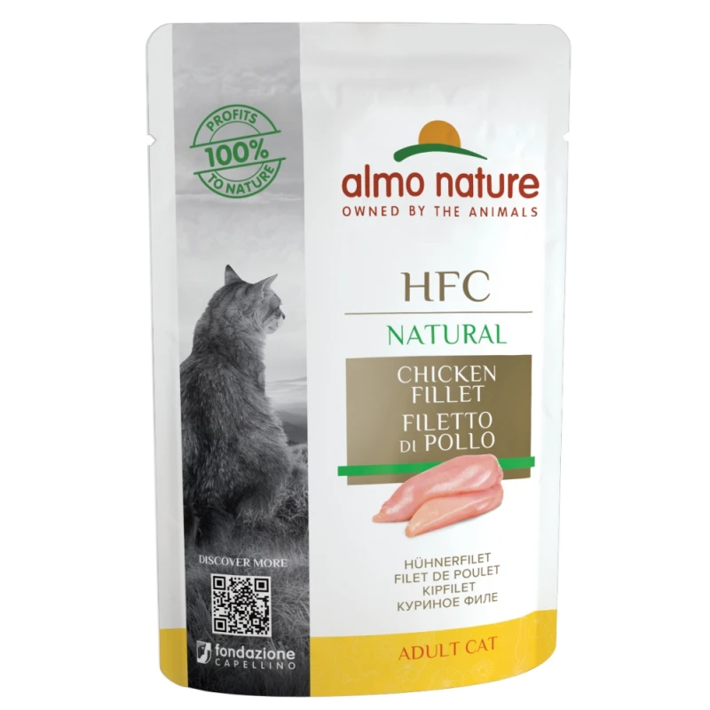 ALMO NATURE HFC Pouch 55gr φιλέτο κοτόπουλο ΥΓΡΗ ΤΡΟΦΗ -  ΚΟΝΣΕΡΒΕΣ ΓΑΤΑΣ