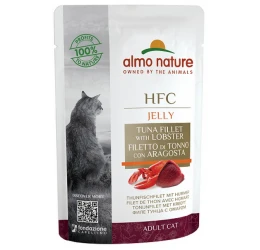 Almo Nature HFC Jelly Pouch 55gr με Φιλέτο Τόνου με Αστακό Almo Nature HFC Jelly Pouch 55gr με Φιλέτο Τόνου με Αστακό
