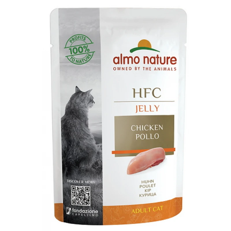 Almo Nature HFC Jelly Pouch 55gr με Κοτόπουλο ΓΑΤΕΣ