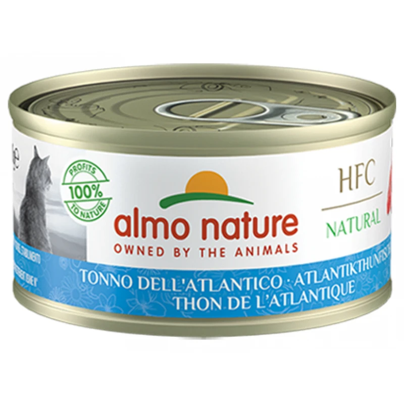 Almo Nature HFC Natural Can 150gr με Τόνο Ατλαντικού ΓΑΤΕΣ