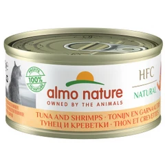 Almo Nature HFC Natural Can 70gr με Τόνο και Γαρίδα Almo Nature HFC Natural Can 70gr με Τόνο και Γαρίδα