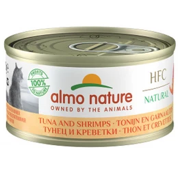 Almo Nature HFC Natural Can 70gr με Τόνο και Γαρίδα