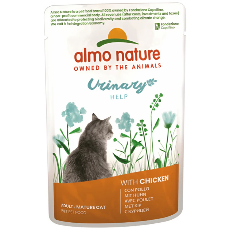 Almo Nature Holistic Urinary Cat Pouch 70gr με Κοτόπουλο ΓΑΤΕΣ