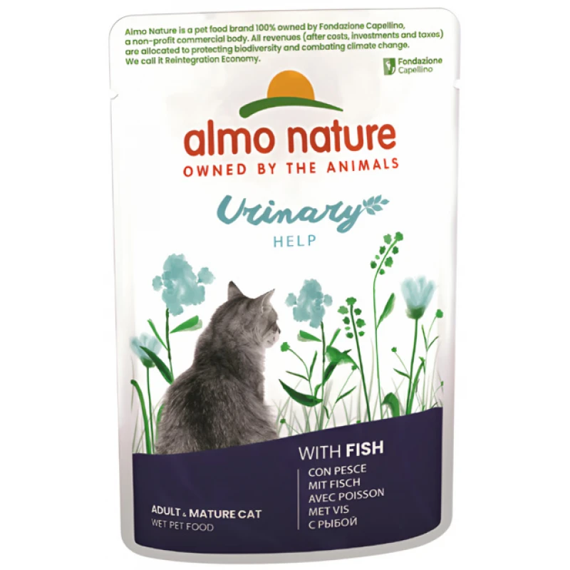Almo Nature Holistic Urinary Cat Pouch 70gr με Ψάρι ΓΑΤΕΣ