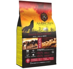Ambrosia Grain Free Dog Adult All Breeds Beef & Fresh Salmon 12kg Ambrosia Grain Free Dog Adult All Breeds Beef & Fresh Salmon 12kg