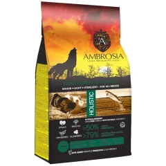Ambrosia Grain-Free Dog Senior - Light - Sterilized Fresh Turkey & Salmon 12kg Ambrosia Grain-Free Dog Senior - Light - Sterilized Fresh Turkey & Salmon 12kg