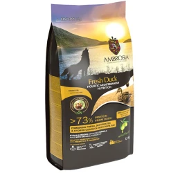 Ambrosia Mediterranean Grain Free Dog Adult Sensitive Fresh Duck 1,5kg (-5€) Ambrosia Mediterranean Grain Free Dog Adult Sensitive Fresh Duck 1,5kg (-5€)