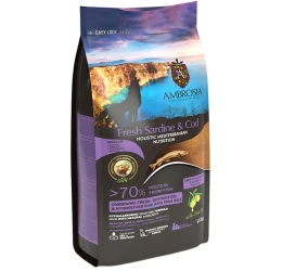 Ambrosia Mediterranean Grain Free Dog Senior Light & Sterilized Fresh Sardine & Cod 1,5kg (-5€) Ambrosia Mediterranean Grain Free Dog Senior Light & Sterilized Fresh Sardine & Cod 1,5kg (-5€)