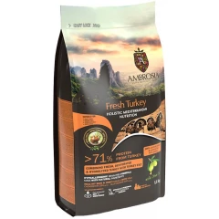 Ambrosia Mediterranean Grain Free Dog Senior Light & Sterilized Fresh Turkey 1,5kg (-5€) Ambrosia Mediterranean Grain Free Dog Senior Light & Sterilized Fresh Turkey 1,5kg (-5€)