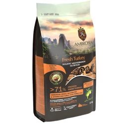 Ambrosia Mediterranean Grain Free Dog Senior Light & Sterilized Fresh Turkey 1,5kg (-5€) Ambrosia Mediterranean Grain Free Dog Senior Light & Sterilized Fresh Turkey 1,5kg (-5€)
