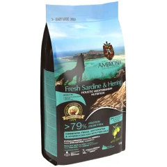 Ambrosia Mediterranean Grain Free Puppy Fresh Sardine & Herring 5kg Ambrosia Mediterranean Grain Free Puppy Fresh Sardine & Herring 5kg