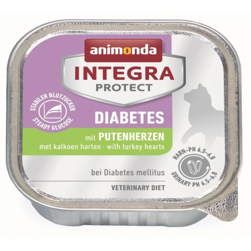 Animonda Integra Protect Diabetes Καρδιά Γαλοπούλας 100gr ΚΟΝΣΕΡΒΕΣ