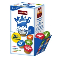 Animonda Milkies Selections Λιχουδιές Γάτας  σε υγρή μορφή με βιταμίνες 20x15ml Animonda Milkies Selections Λιχουδιές Γάτας  σε υγρή μορφή με βιταμίνες 20x15ml
