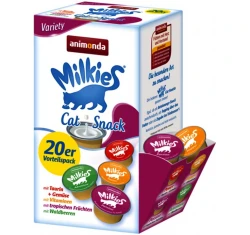 Animonda Milkies Variety Λιχουδιές Γάτας  σε υγρή μορφή με βιταμίνες 20x15ml Animonda Milkies Variety Λιχουδιές Γάτας  σε υγρή μορφή με βιταμίνες 20x15ml